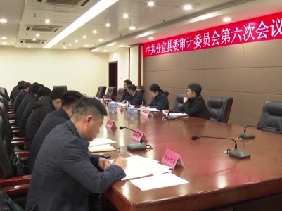 20240408 邹家洪主持召开县委审计委员会第六次会议